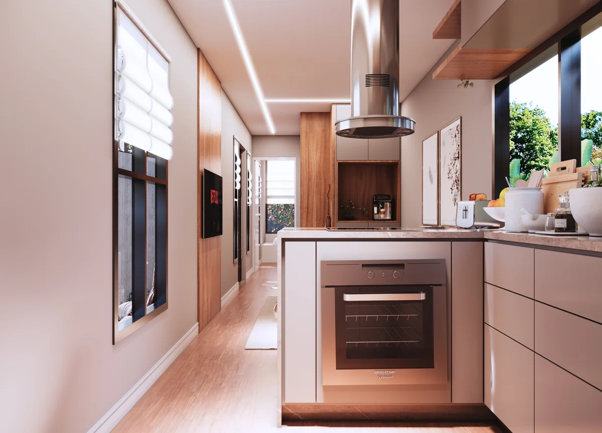 Cozinha da Casa Modelo 01