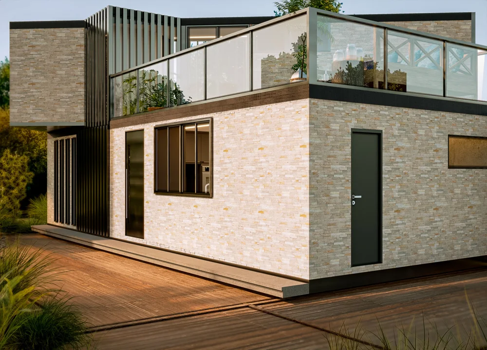 Fachada da Casa Modelo 03