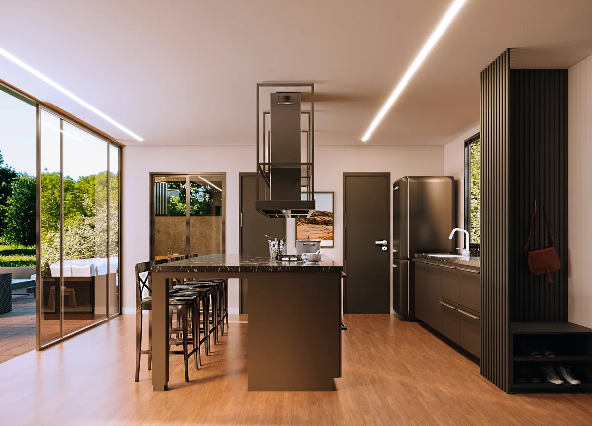 Cozinha da Casa Modelo 03