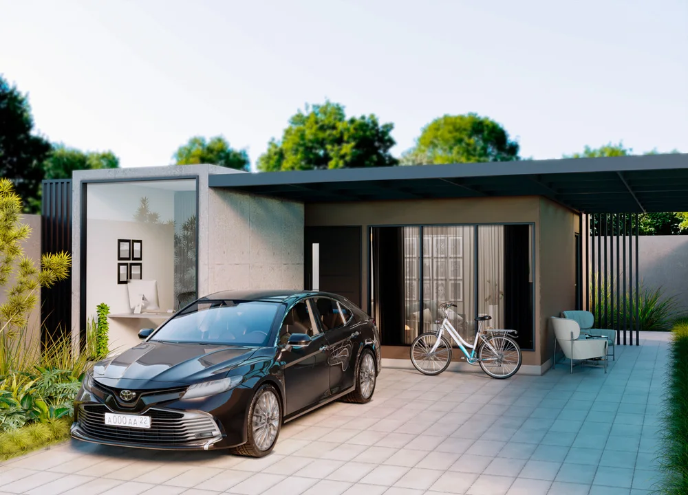 Área externa da Casa Modelo 04